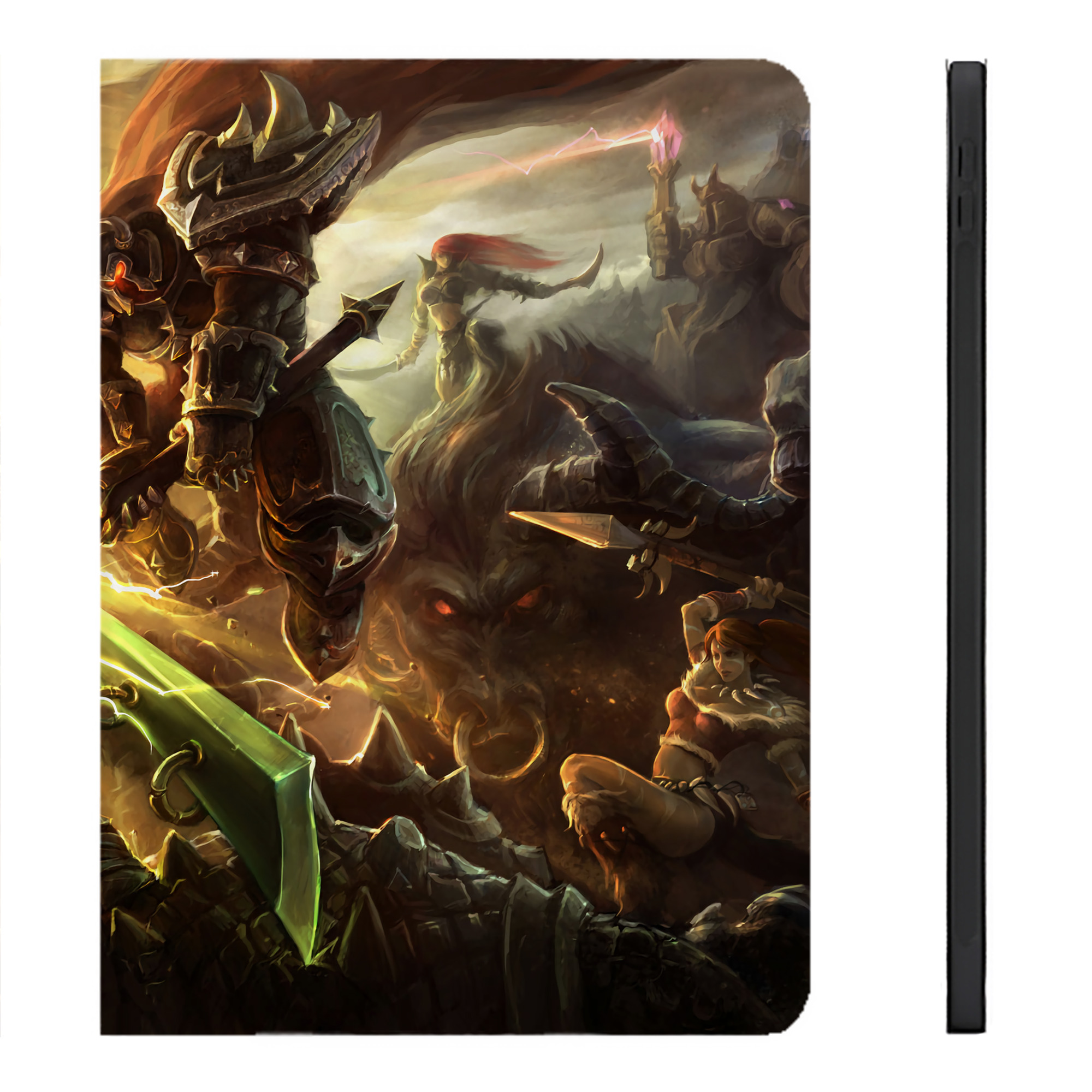（画像用） リーグ・オブ・レジェンド League of Legends LOL IPadケース ペンホルダー付き ブックスタイルデザイン